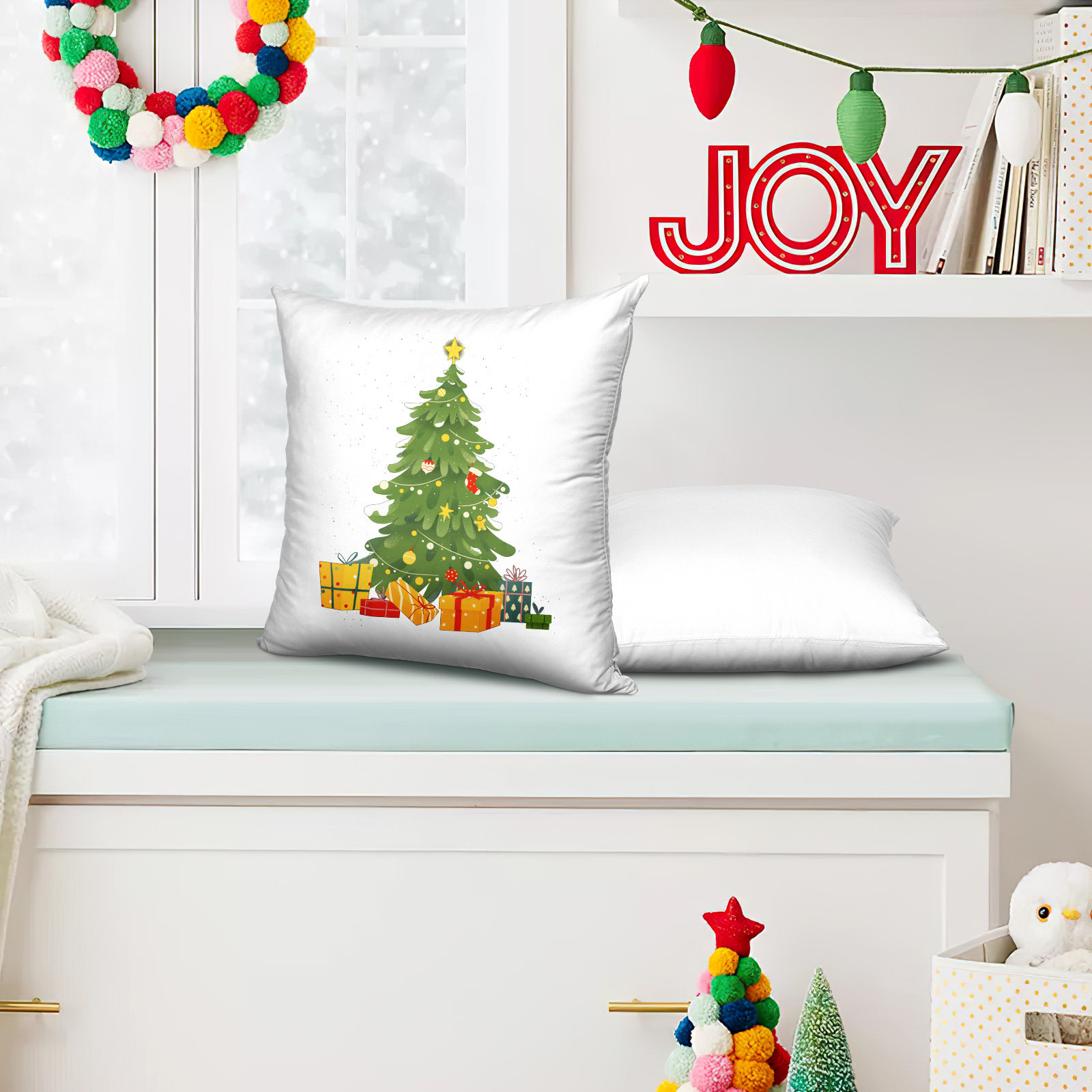 Pillow Cover Sublimation - 4 قطع من أغطية الوسائد القابلة