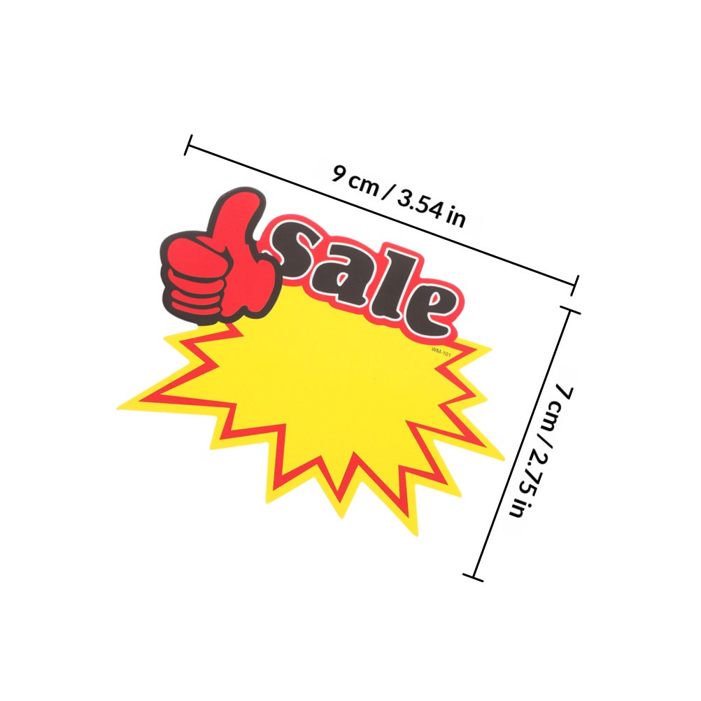 200 قطعة من ملصقات الأسعار بتص - مراجعة Yard Sign Blank وسعره