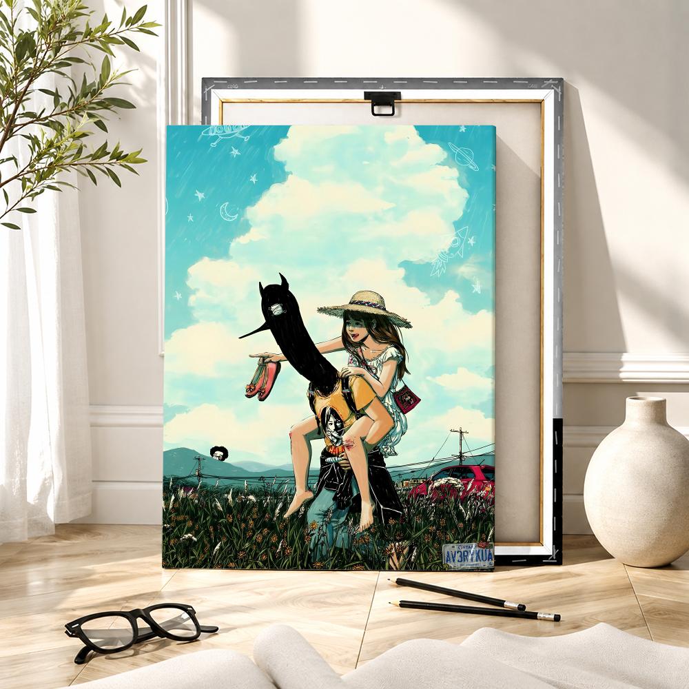 لوحة فنية أنيمي بونبون من جي-ج - مراجعة Canvas Wrap Ready وسعره