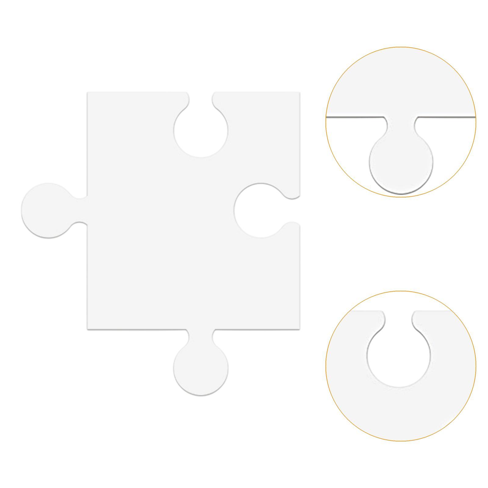 24 قطعة من ألواح الألغاز الفار - مراجعة Puzzle Blank White وسعره